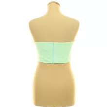 Boohoo mentazöld corset top