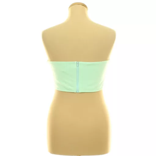 Boohoo mentazöld corset top