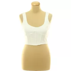Boohoo fehér corset top