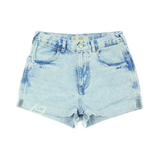 Topshop koptatott kék farmer short