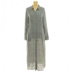 s.Oliver mintás fekete ingruha