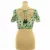 River Island mintás gumírozott top
