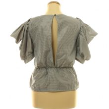 Topshop kockás puffos ujjú  blúz