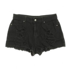 Pretty Little Thing fekete farmer short