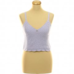 Amisu lila kötött top