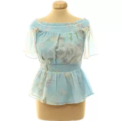 River Island aranyszálas mintás blúz