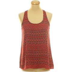 Hollister mintás piros felső