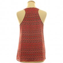 Hollister mintás piros felső