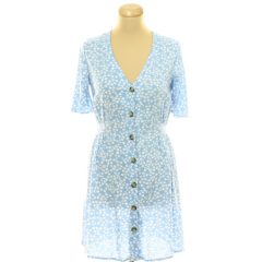 Tally Weijl virágmintás kék ruha
