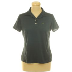 Green Lamb mintás fekete golf póló