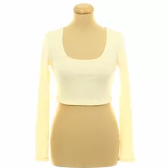 Shein krémszínű top