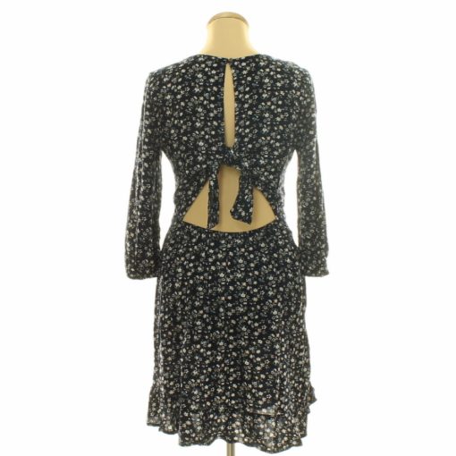 Hollister virágmintás kék ruha