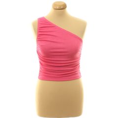 Shein ráncolt rózsaszín felső