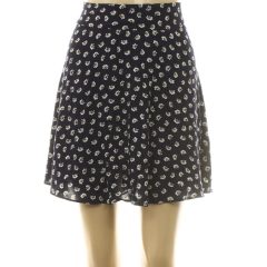 F&F virágmintás sötétkék szoknya