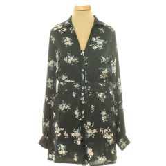 Divided virágmintás szatén overál