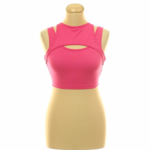 Shein pink 2in1 top