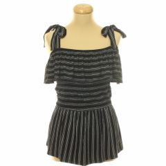 Next mintás fekete felső