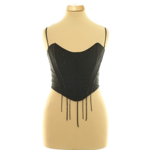 Oh Polly strasszköves corset top