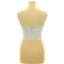 Shein csipkés kék top