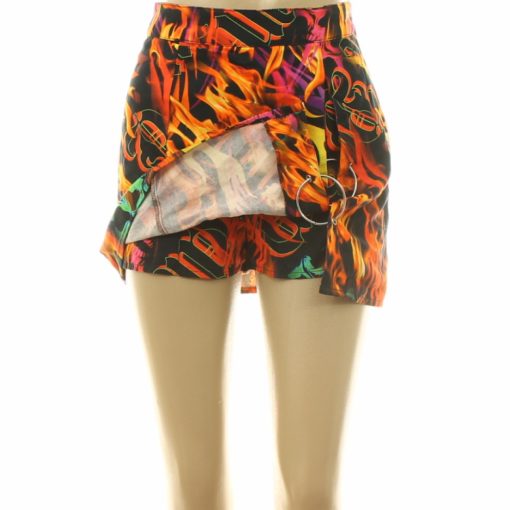 Collusion színes mintás szoknya