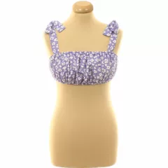 Shein virágmintás lila top