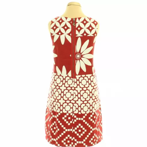Desigual mintás bordó ruha
