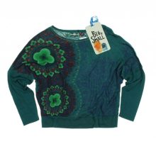 Desigual mintás zöld felső