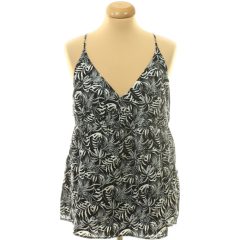 Orsay mintás fekete felső