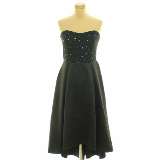 Orsay csillagmintás fekete szatén ruha