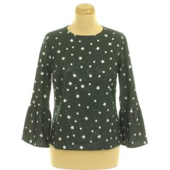 Orsay csillagmintás fekete felső