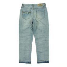 Desigual hímzett-szaggatott farmer