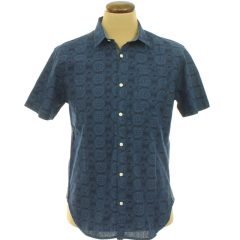 Shine Orginal mintás kék  férfi ing