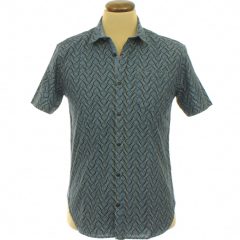 Kék mintás férfi ing