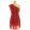 Glamorous mintás piros ruha