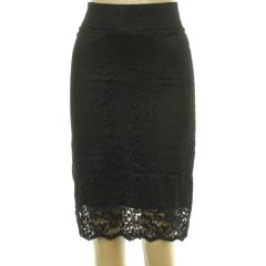 Next fekete kismama csipke szoknya