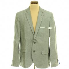 Angelo Litrico szürke slim fit zakó