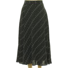 s.Oliver mintás fekete szoknya