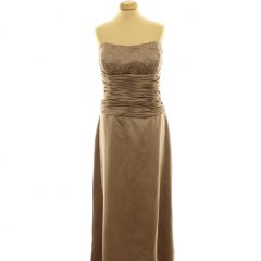 Gyöngyös barna szatén ruha