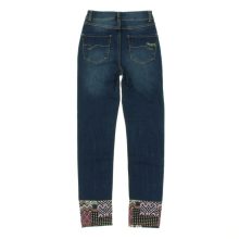 Desigual hímzett-mintás farmer