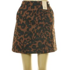 TU leopárdmintás szövetszoknya