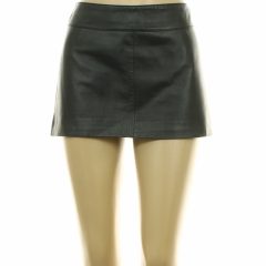 Amisu fekete bőr miniszoknya