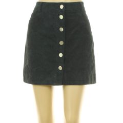 Boohoo fekete mikrokrod szoknya