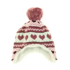 George kötött baby sapka microfleece béléssel