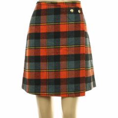 TU kockás szövetszoknya