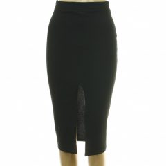 Boohoo fekete ceruzaszoknya