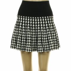 Tyúklábmintás kötött szoknya