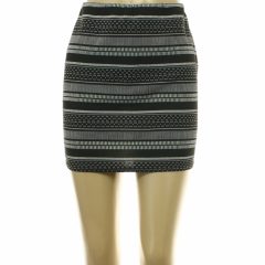 Atmosphere mintás fekete szoknya