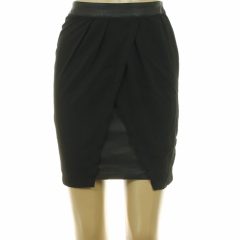 Flame fekete szoknya