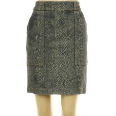 René Lezard mintás farmer szoknya