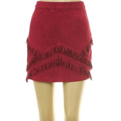 Boohoo rojtos bordó miniszoknya